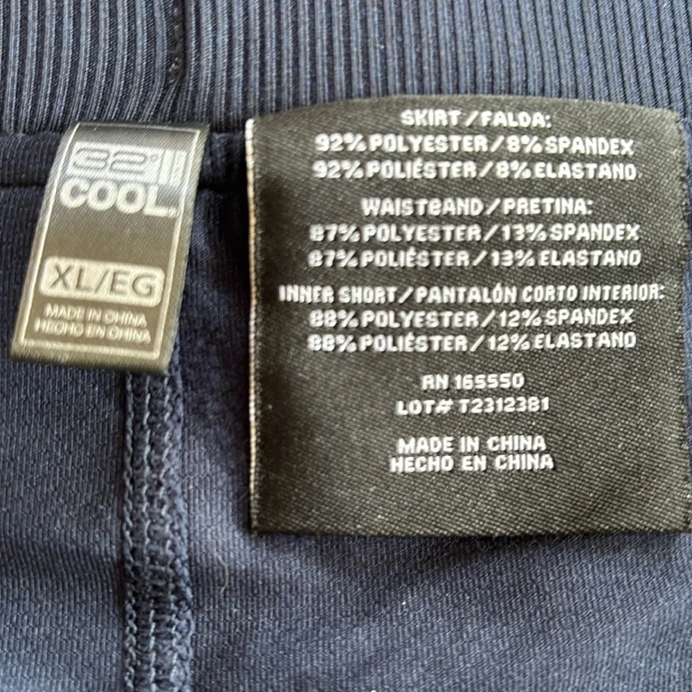 32 Degrees Blue‎ Skort Size XL